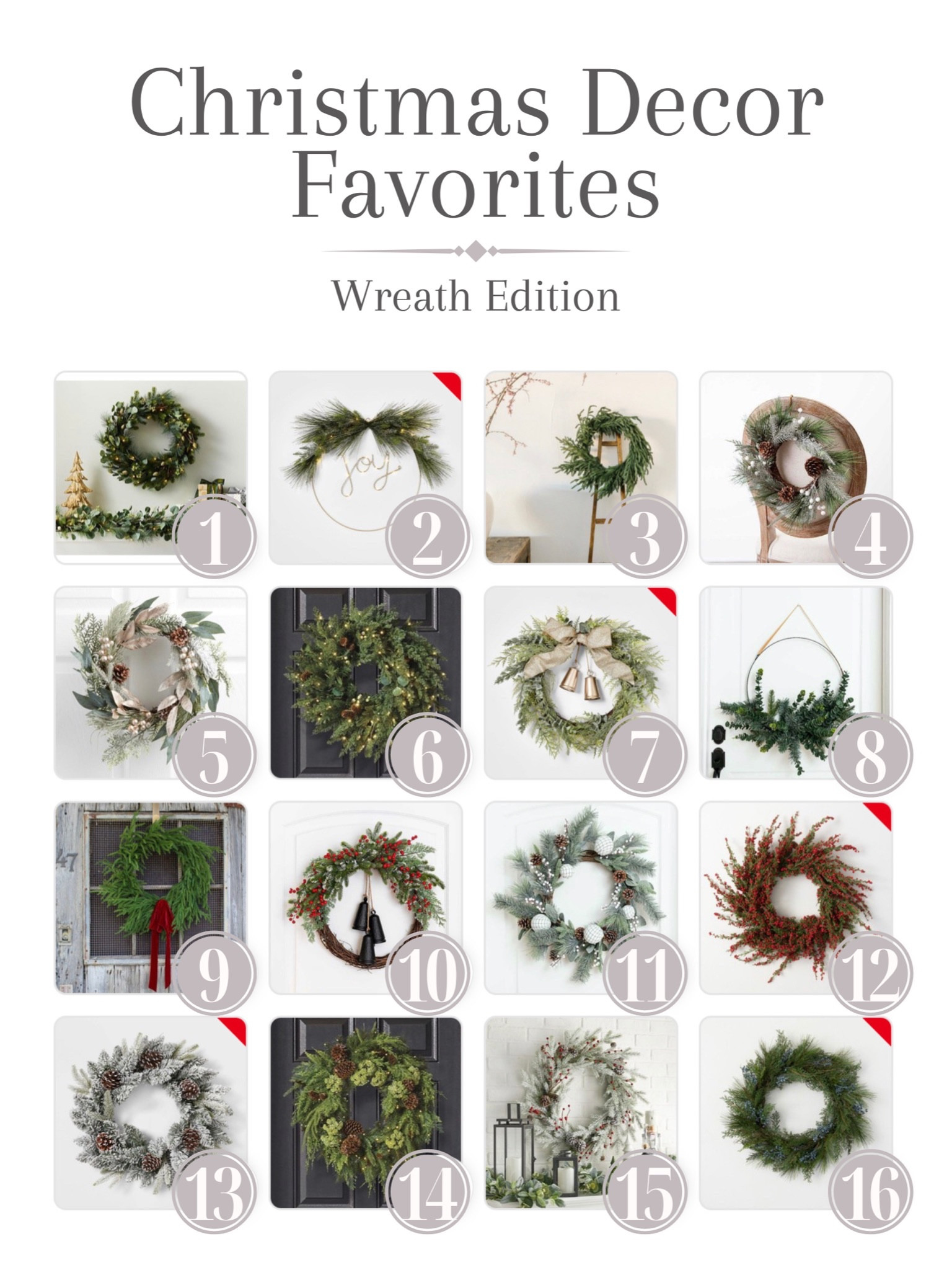 Make sure to get your Christmas wreath before they sell out this holiday season! Here are my favorites!

#LTKSeasonal #LTKhome #LTKHoliday