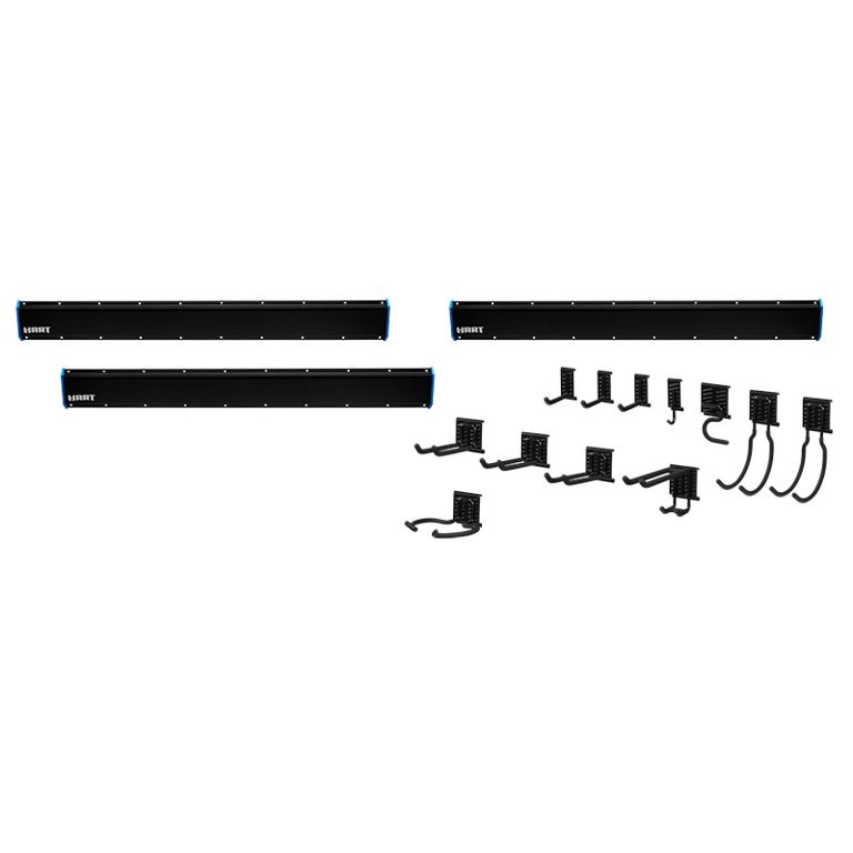 HART 15-Piece Garage Storage Rail Starter Kit | Walmart (US)