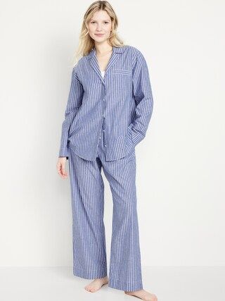 Poplin Pajama Set | Old Navy (US)