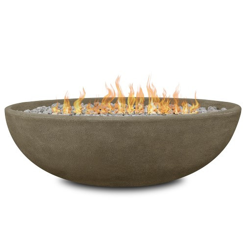 Banff 48in Oval Fire Bowl, Glacier Gray | Williams-Sonoma