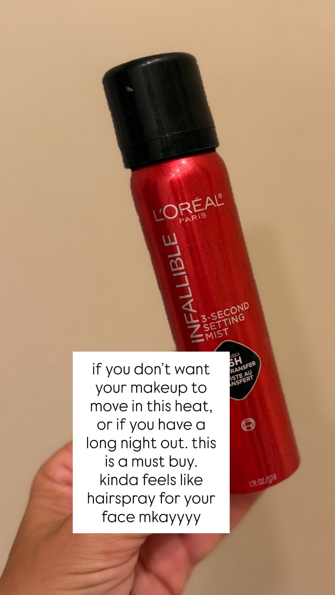 If you want your makeup to last all and night, you need this setting spray. It’s AMAZING!!!

#LTKBeauty #LTKFindsUnder50 #LTKStyleTip