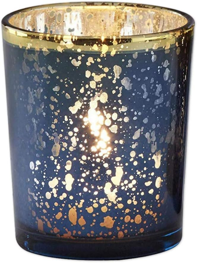 Kate Aspen Tea Light Holder, Mercury Glass Tealight Candle Holders, Perfect Wedding Favor, Bachel... | Amazon (US)