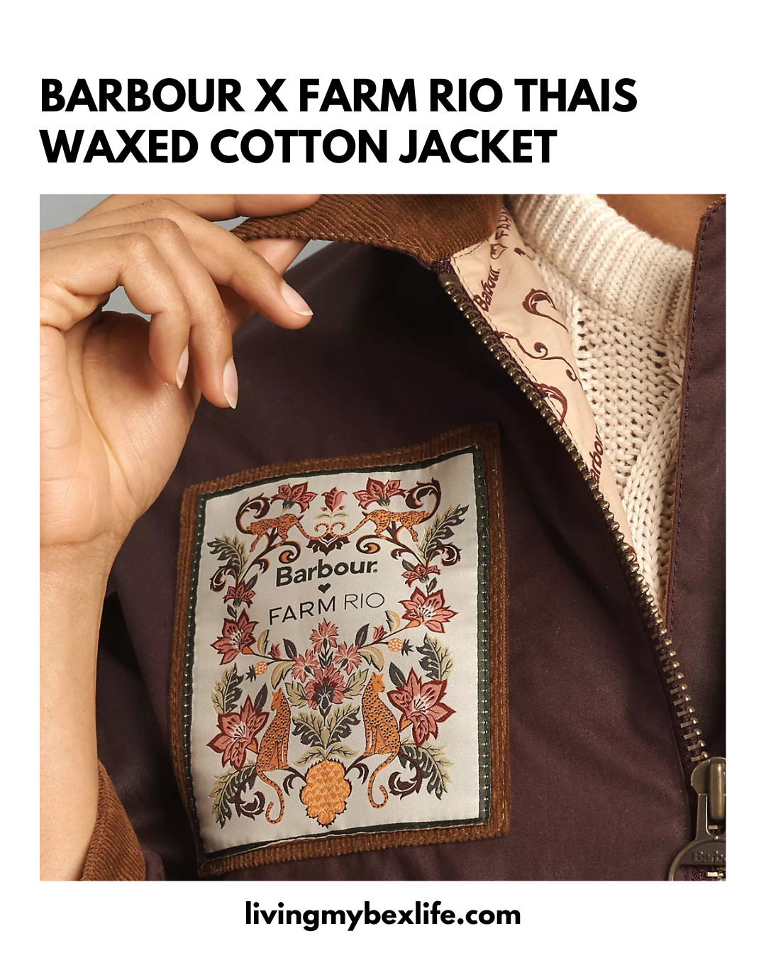 Barbour x Farm Rio Thais Waxed Cotton Jacket at Anthropologie  

 #LTKGiftGuide #LTKootd #LTKmomlife