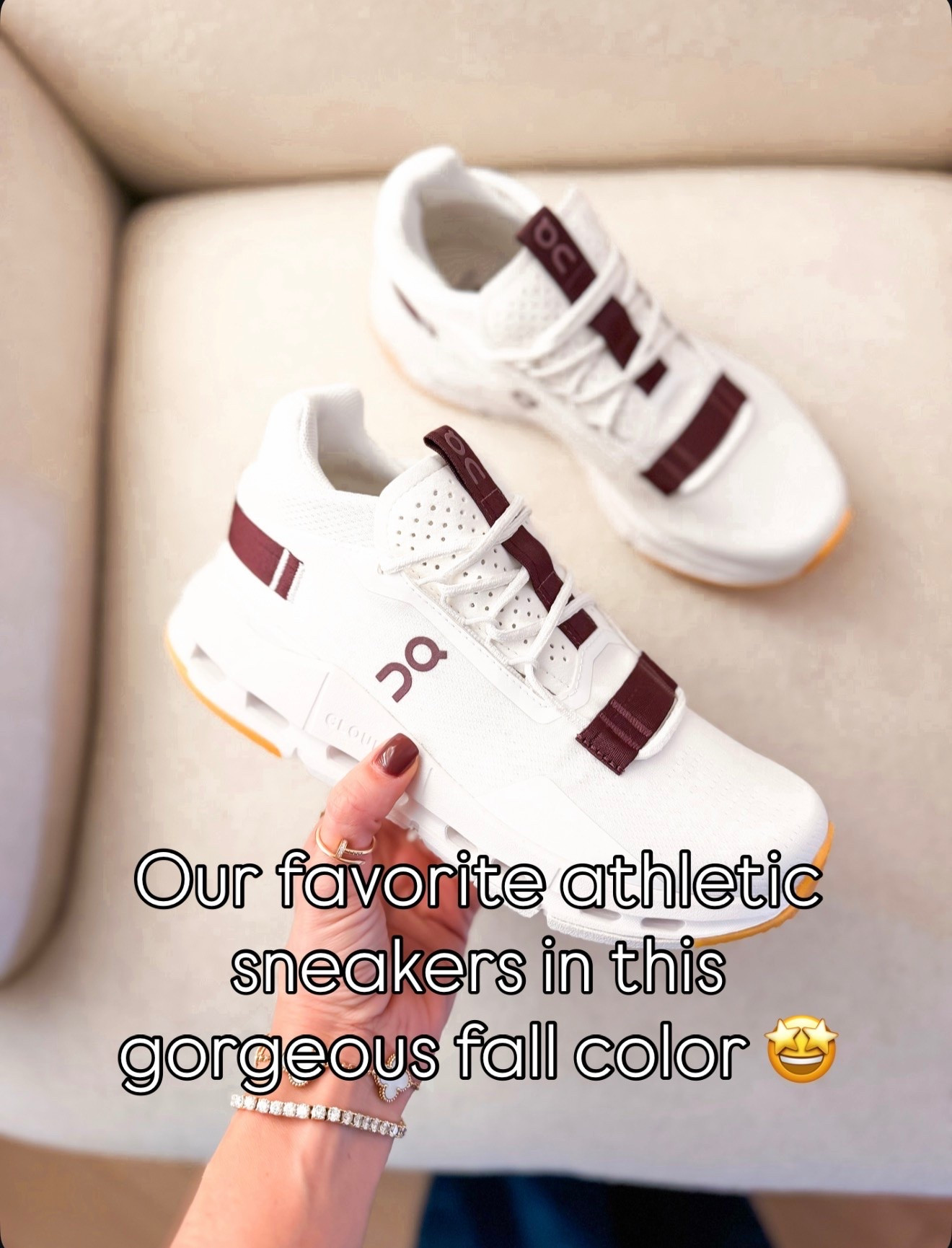 Our favorite athletic sneakers in this gorgeous fall color! Workout sneakers. Disney sneakers. Travel shoes. Travel sneakers. These are TTS for me.