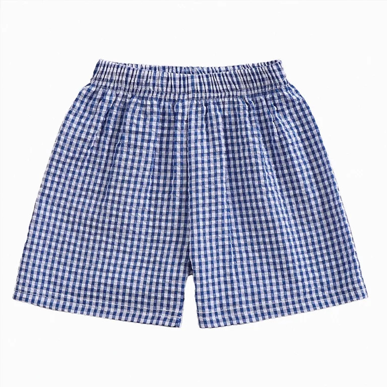 UngA Toddler Kids Baby Boy Girl Gingham Seersucker Shorts Elastic Waist Plaid Shorts Summer Casua... | Walmart (US)