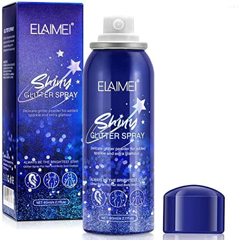 Shiny Glitter Spray, Body Glitter Spray, Hair Glitter Spray, Glitter Spray for Hair and Body ( 2.... | Amazon (US)