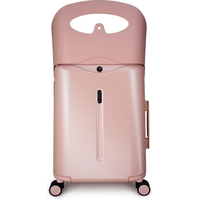 MiaMily 18-Inch Ride-On Trolley Carry-On Luggage, Dusty Pink | Maisonette
