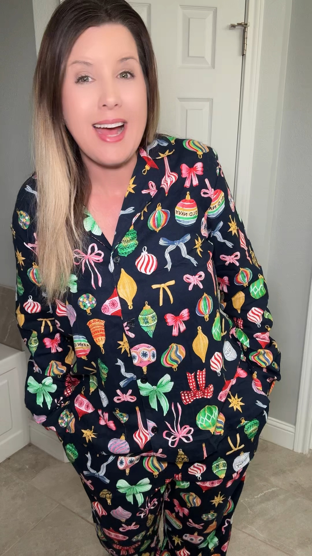 I’ve been eyeing these Christmas pajamas for the past month and finally found them on sale! #pajamas #christmaspajamas 

#LTKHoliday #LTKSaleAlert #LTKootd