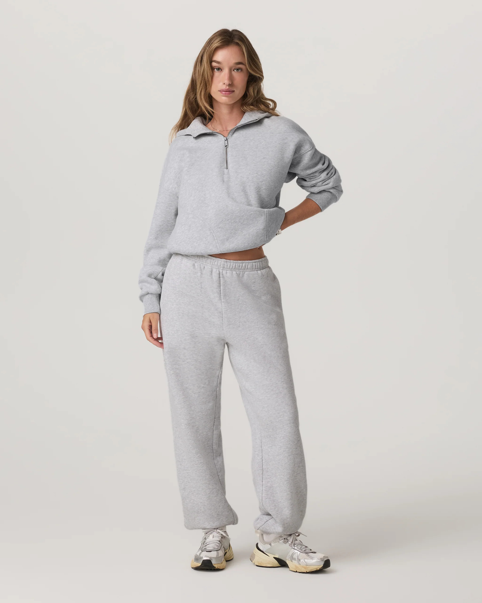 Women's Restore Classic Sweatpant | Pale Grey Heather | Vuori | Vuori Clothing (US & Canada)