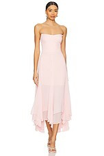 Amanda Uprichard Monterey Dress in Mochi from Revolve.com | Revolve Clothing (Global)