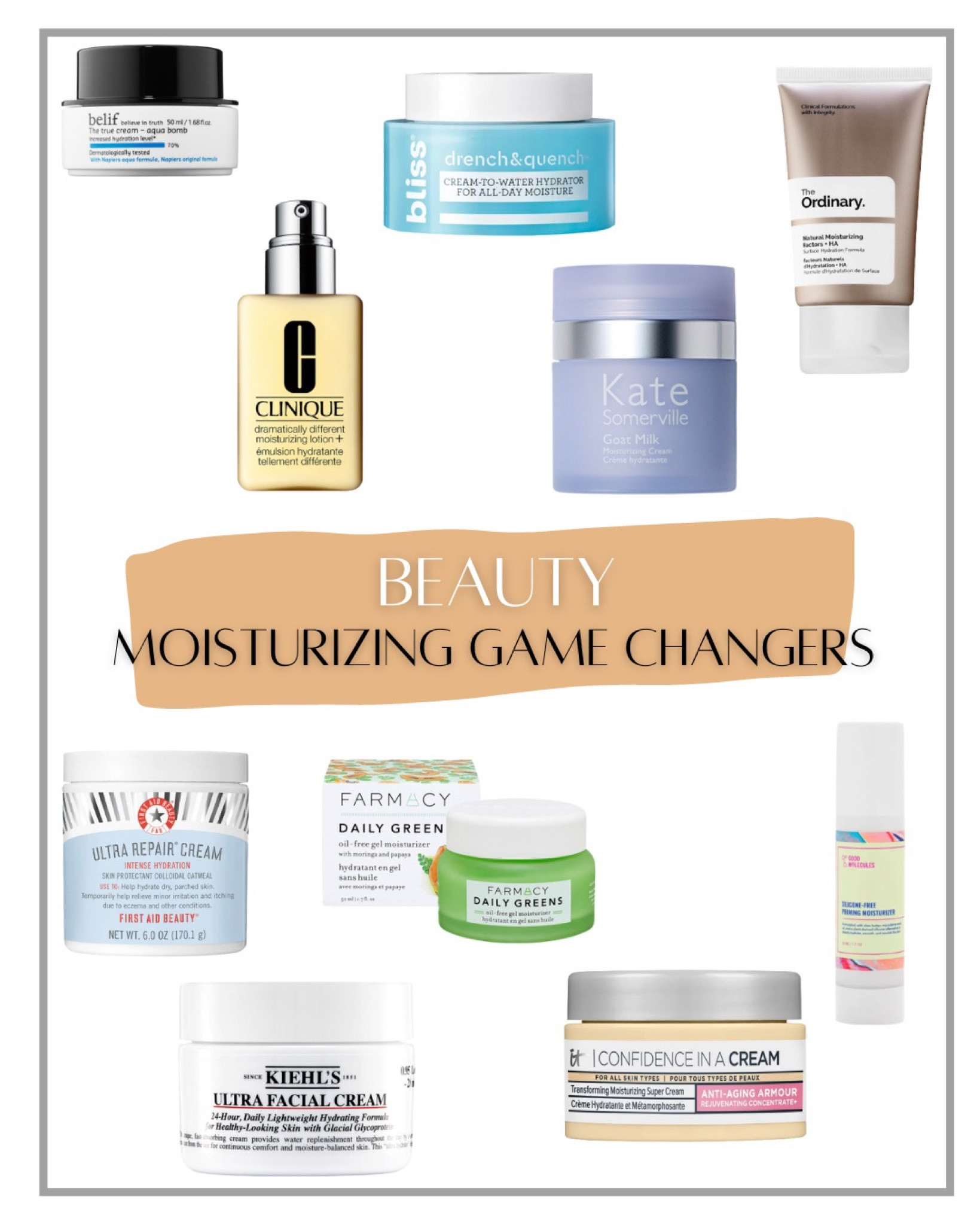 These moisturizers are seriously a game changer for dry skin! 

#LTKFind #LTKunder50 #LTKbeauty