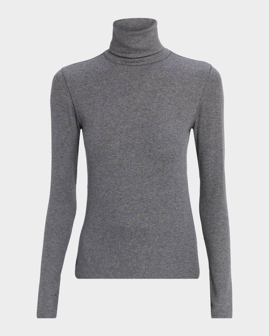 Polo Ralph Lauren Tencel Rib-Knit Slim Turtleneck Sweater | Neiman Marcus