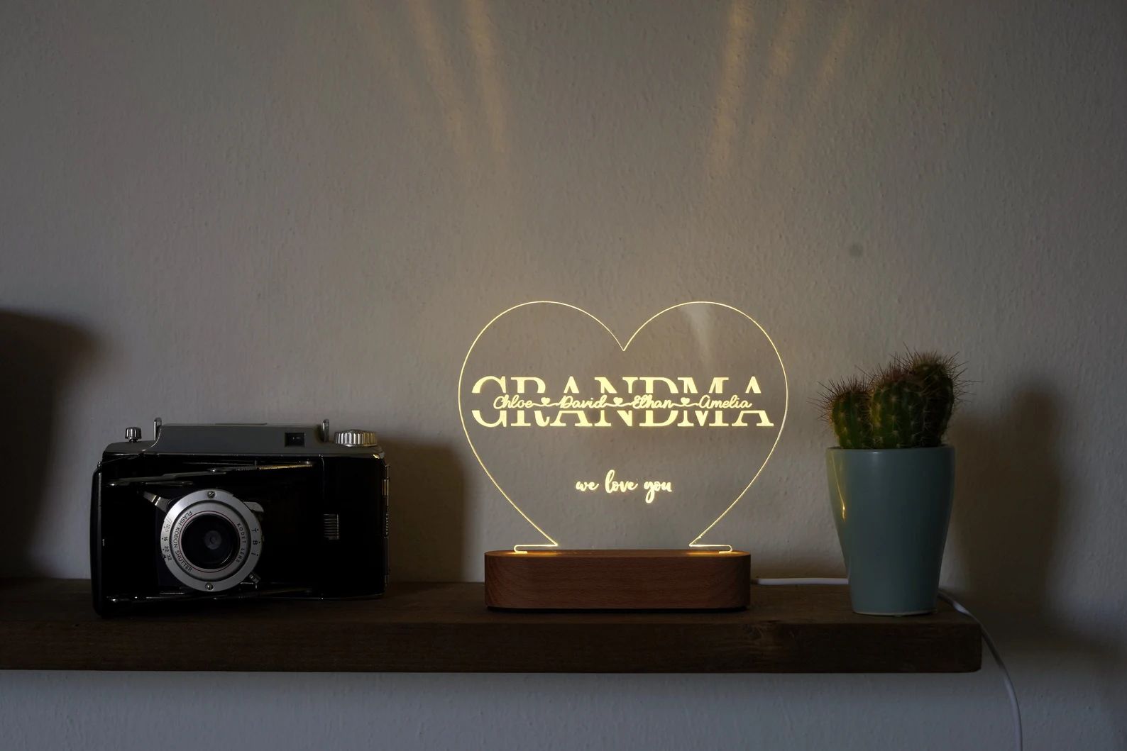 Grandma Mothers Day Gift | Grandma Lamp | Gift for Grandma | Night Light for Grandma Gift Idea | ... | Etsy (US)