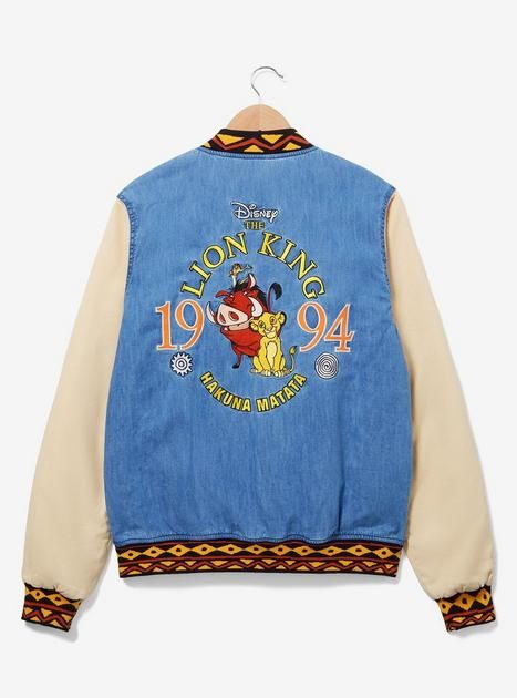 Disney The Lion King Denim Bomber Jacket - BoxLunch Exclusive | BoxLunch