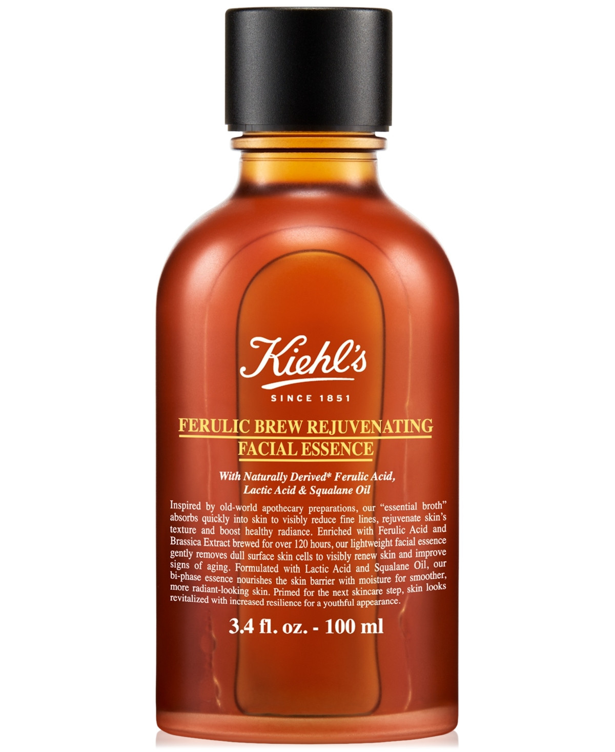 Kiehl's Since 1851 Ferulic Brew Rejuvenating Facial Essence, 100 ml | Macy's