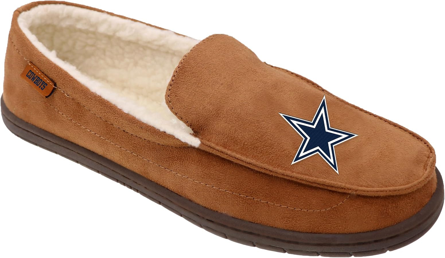 FOCO Men's NFL Team Logo Moccasin Slippers | Amazon (US)