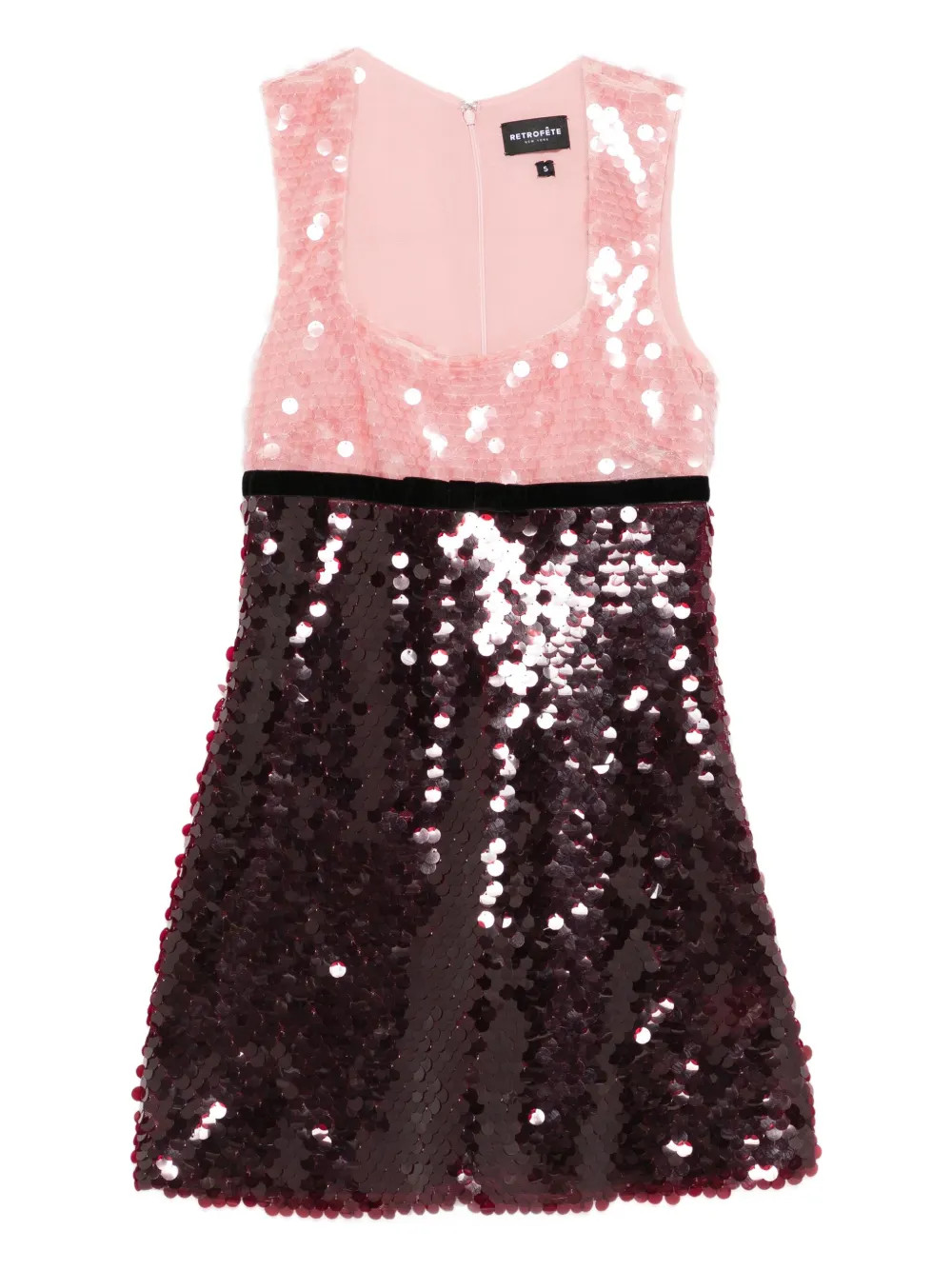 Retrofete Amethyst Sequin Mini Dress | Pink | FARFETCH | Farfetch Global