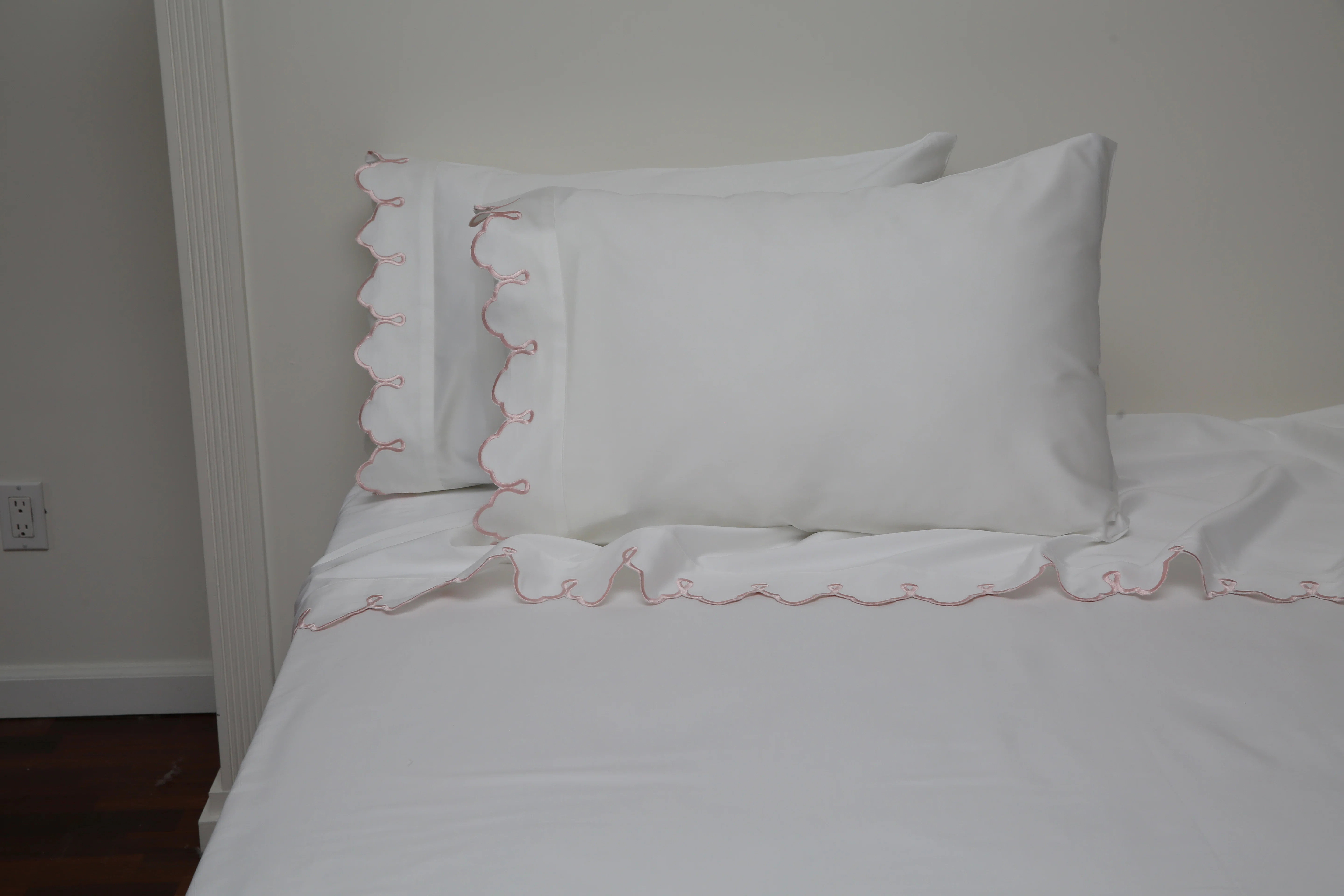 Scalloped Sateen Weave Sheet Set | Wayfair North America