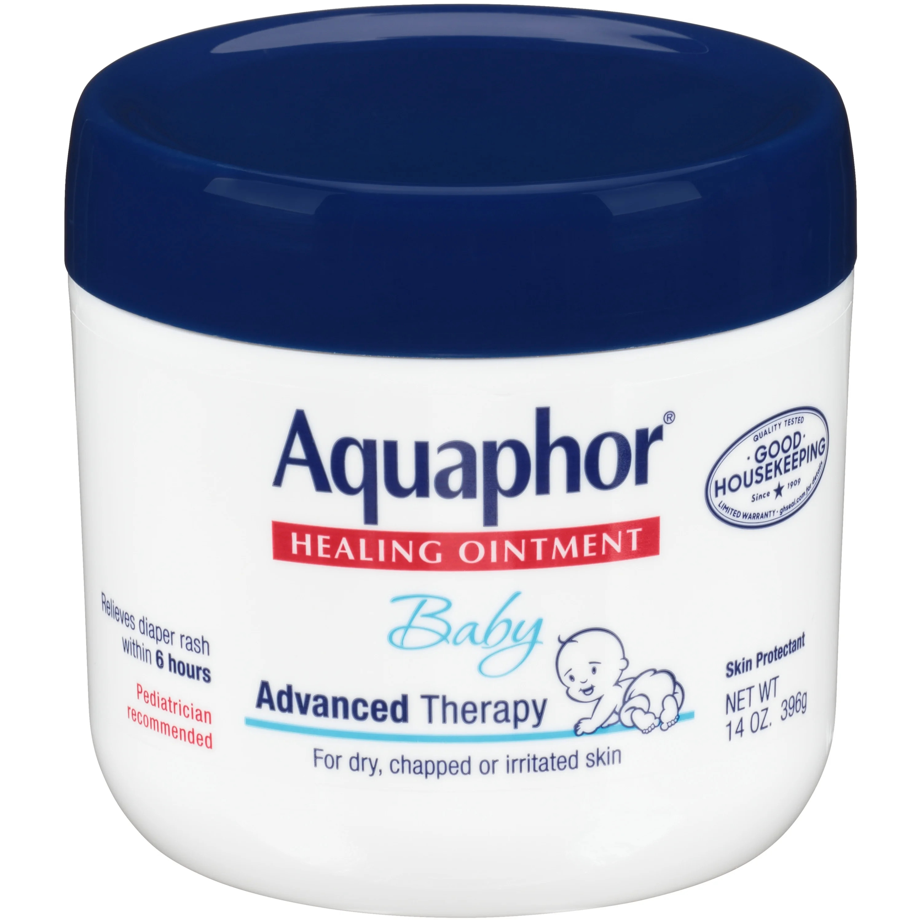Aquaphor Baby Healing Ointment Advanced Therapy Skin Protectant, Dry Skin and Diaper Rash Ointmen... | Walmart (US)