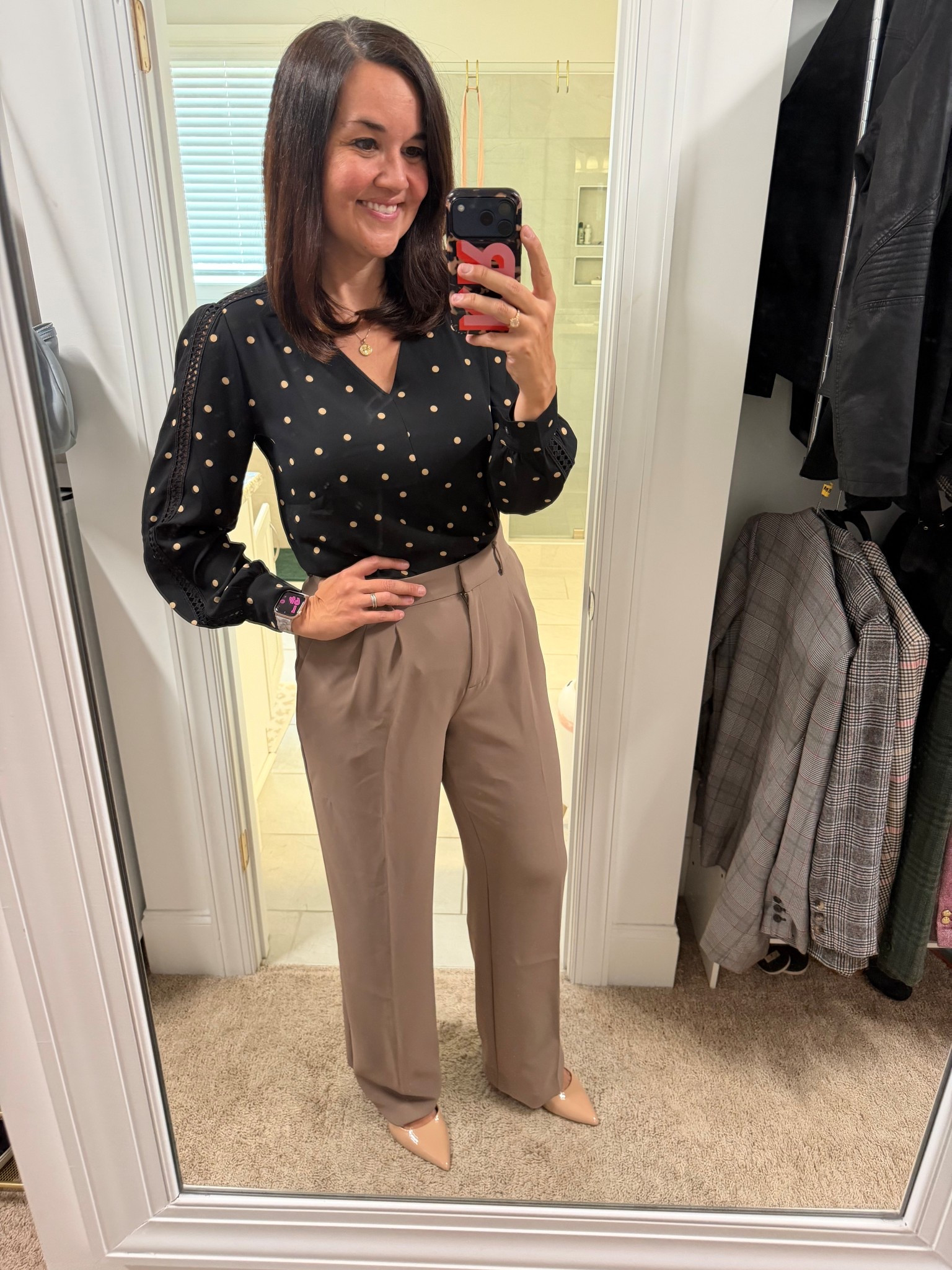 Top - Size Medium
Pants - Size 8 Tall 

#LTKOver40 #LTKdayinmylife #LTKootd