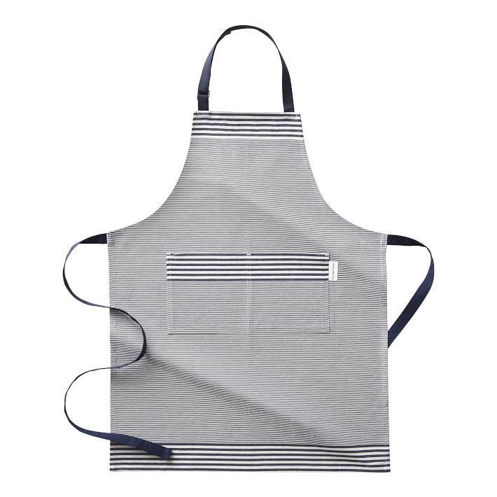Williams Sonoma Bay Stripe Adult & Kid Aprons | Williams-Sonoma
