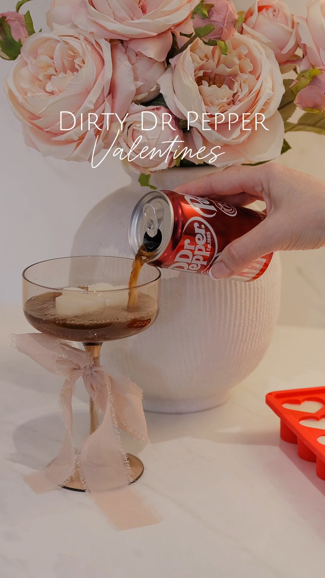 Dirty Dr Pepper…but make it Valentine! Sweet, fizzy, and just a little dirty 💗  Just pour over sweet cream ice cubes 

Amazon find
Heart ice
Valentines 


#LTKHome #LTKValentine