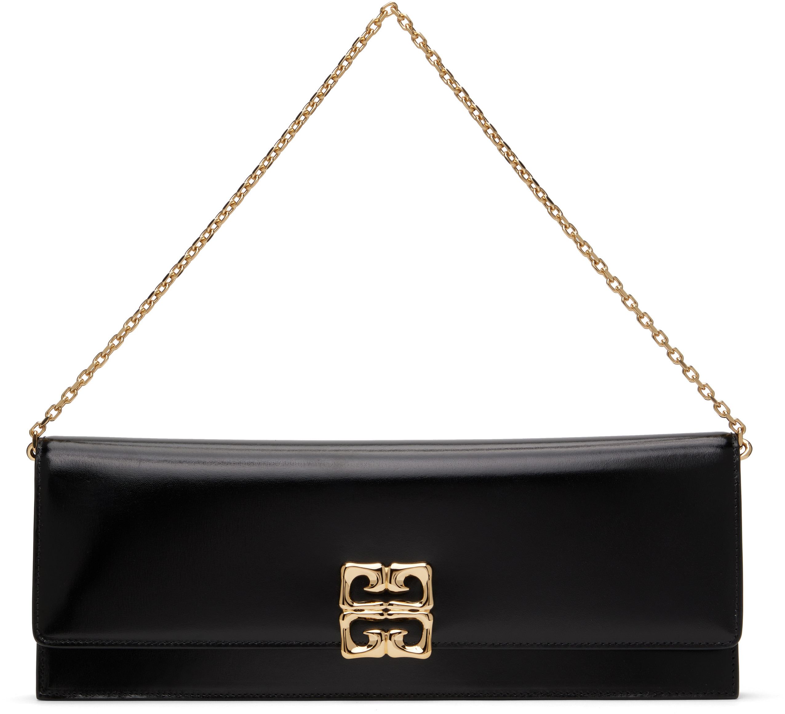 Givenchy Black 4G Liquid Clutch | SSENSE