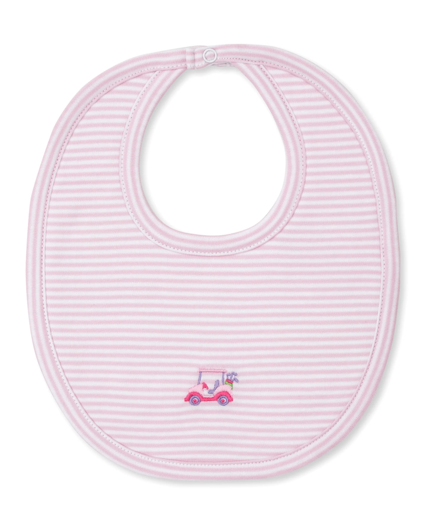 Kissy Golf Club Pink Stripe Bib | Kissy Kissy