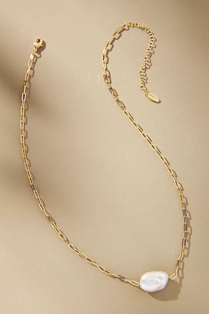 Delicate Pearl Necklace | Anthropologie (US)