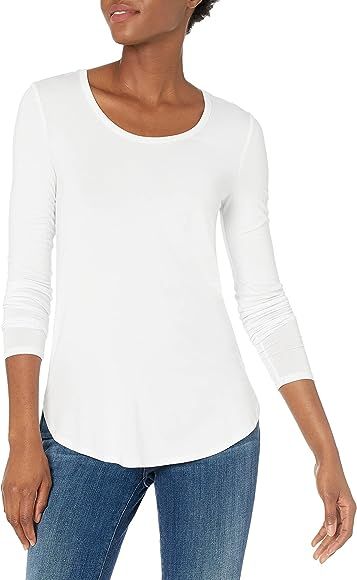 Daily Ritual Women's Standard Jersey Long-Sleeve Scoop Neck Shirt | Amazon (US)