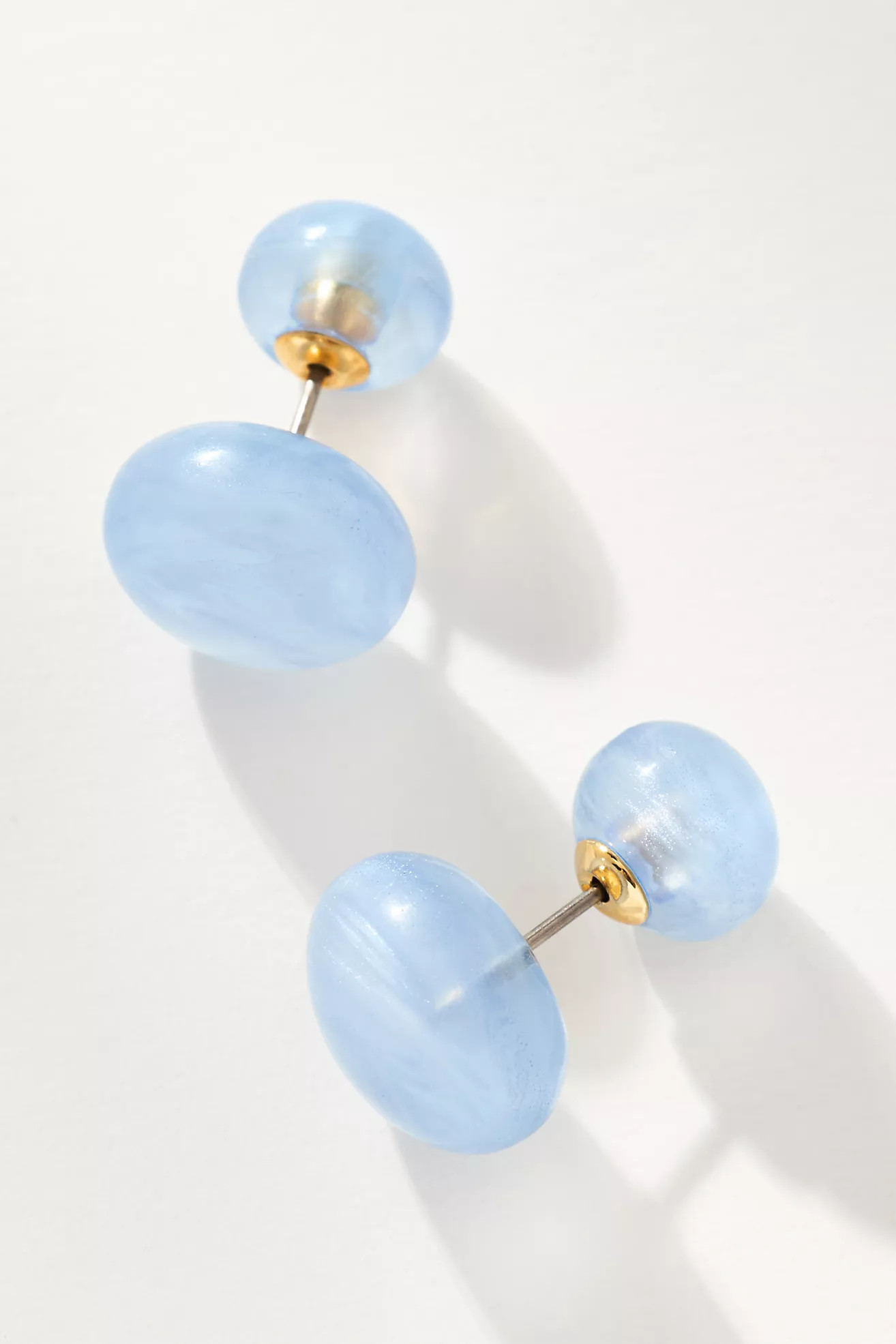 Delicate Colorful Glassy Post Earrings | Anthropologie (US)
