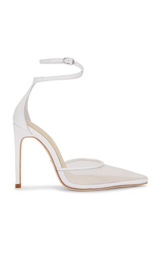 Dania Pump in White Mesh | Revolve Clothing (Global)