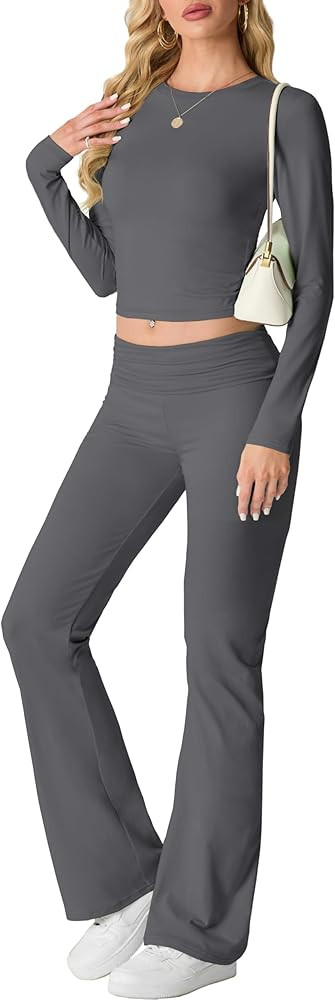 IWOLLENCE Hausanzug Damen Jogginganzug Set Lounge Set 2 Teiler Sportanzug Damen Y2K Outfit Homewe... | Amazon (DE)
