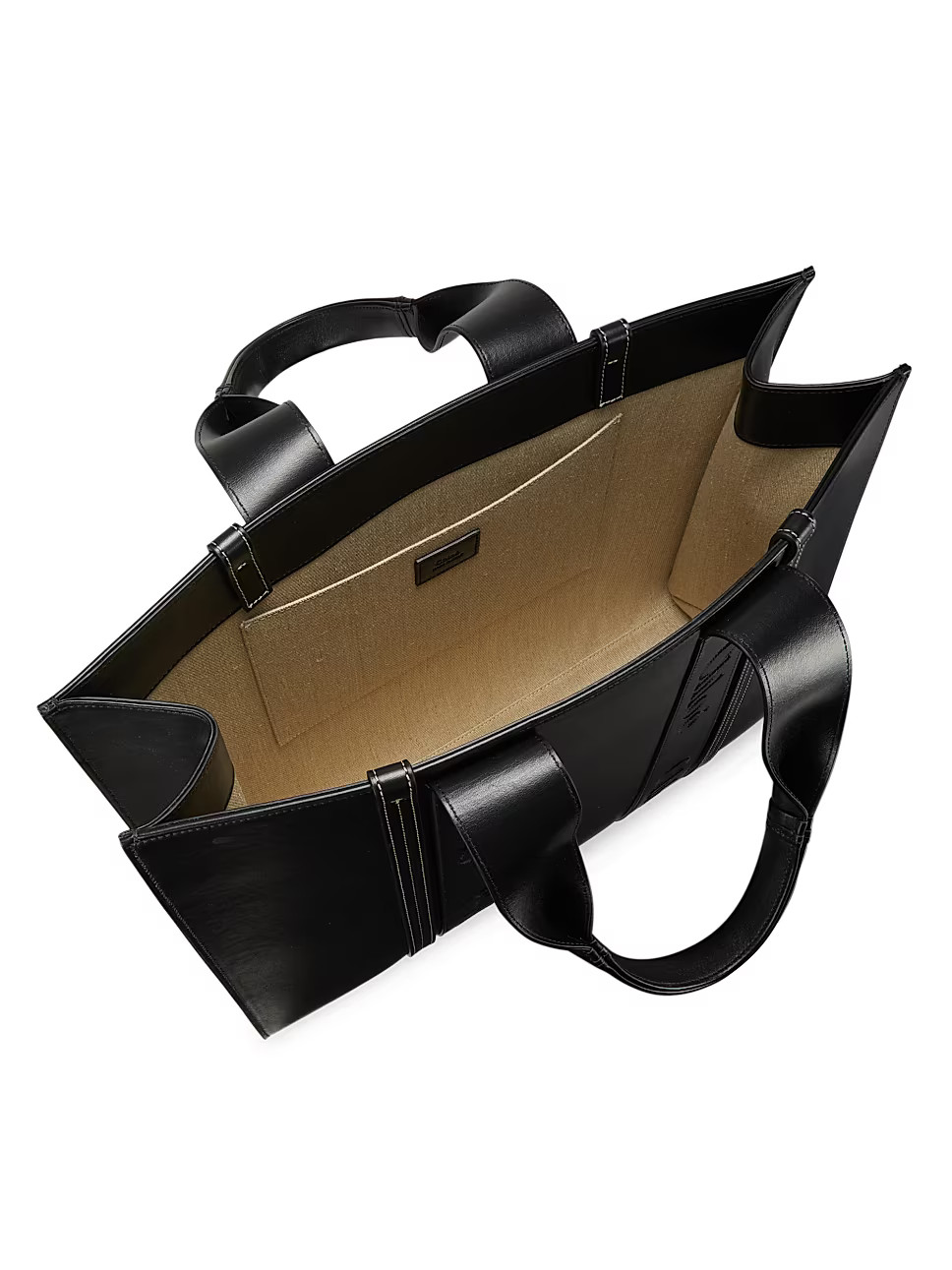 Woody Large Leather Tote | Saks Fifth Avenue