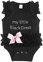 Baby My Little Black Dress Onesie, Black,(0-6 Months) | Amazon (US)