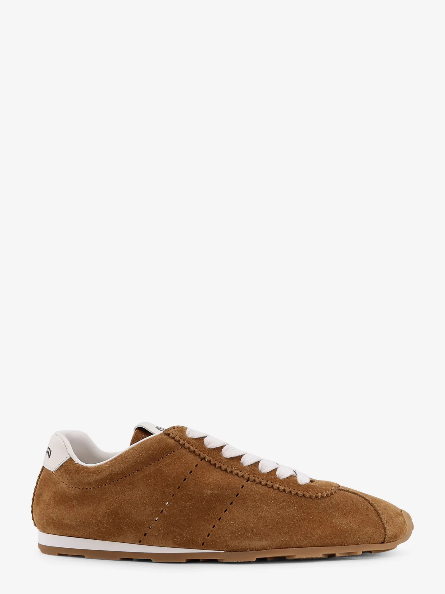 Plume low-top suede sneakers - MIU MIU - gender_Woman | Nugnes 1920