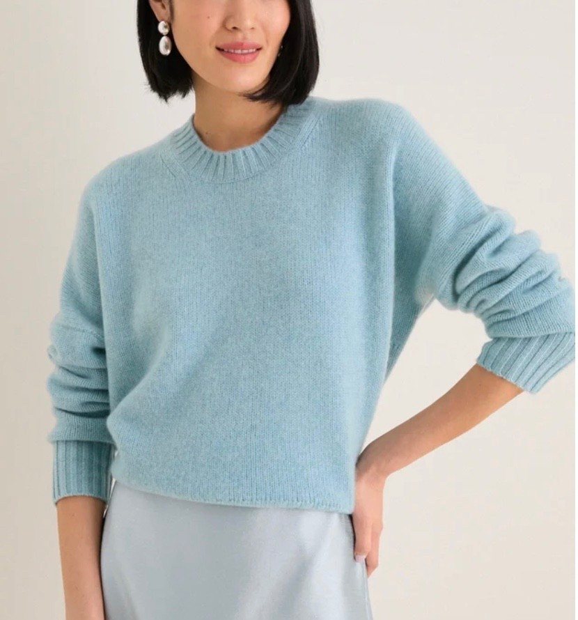 Soft blues are the hottest color for spring and this sweater is a stunning color!

Spring fashion, spring sweater 

#LTKOver40