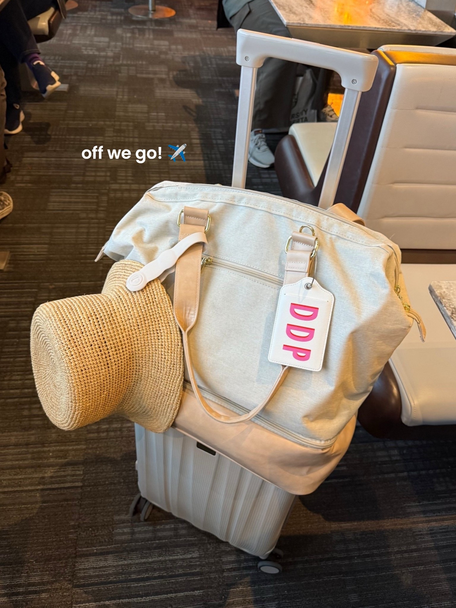 Aesthetic suitcase travel set / carry-on / checked bag / tote bag / hat clip

#LTKbag #LTKstyletip #LTKtravel