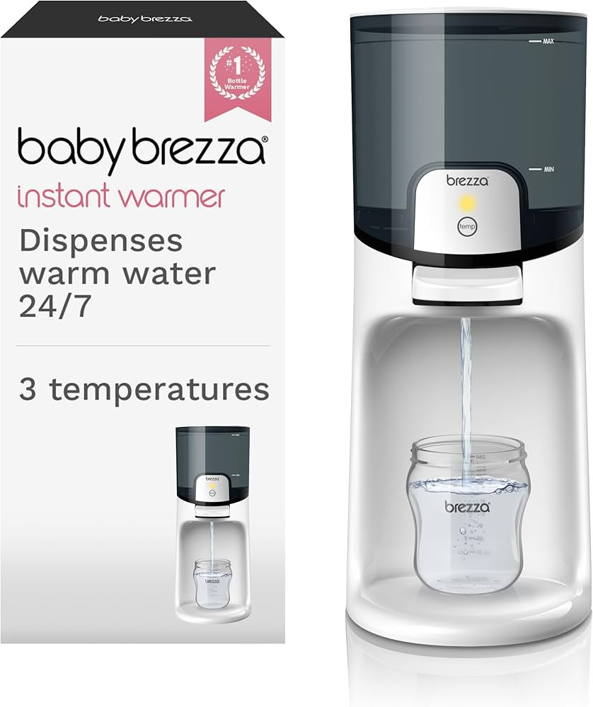 Baby Brezza Instant Baby Bottle Warmer - Fast Water Warmer Instantly Dispenses 24/7 in 3 Temperat... | Amazon (US)