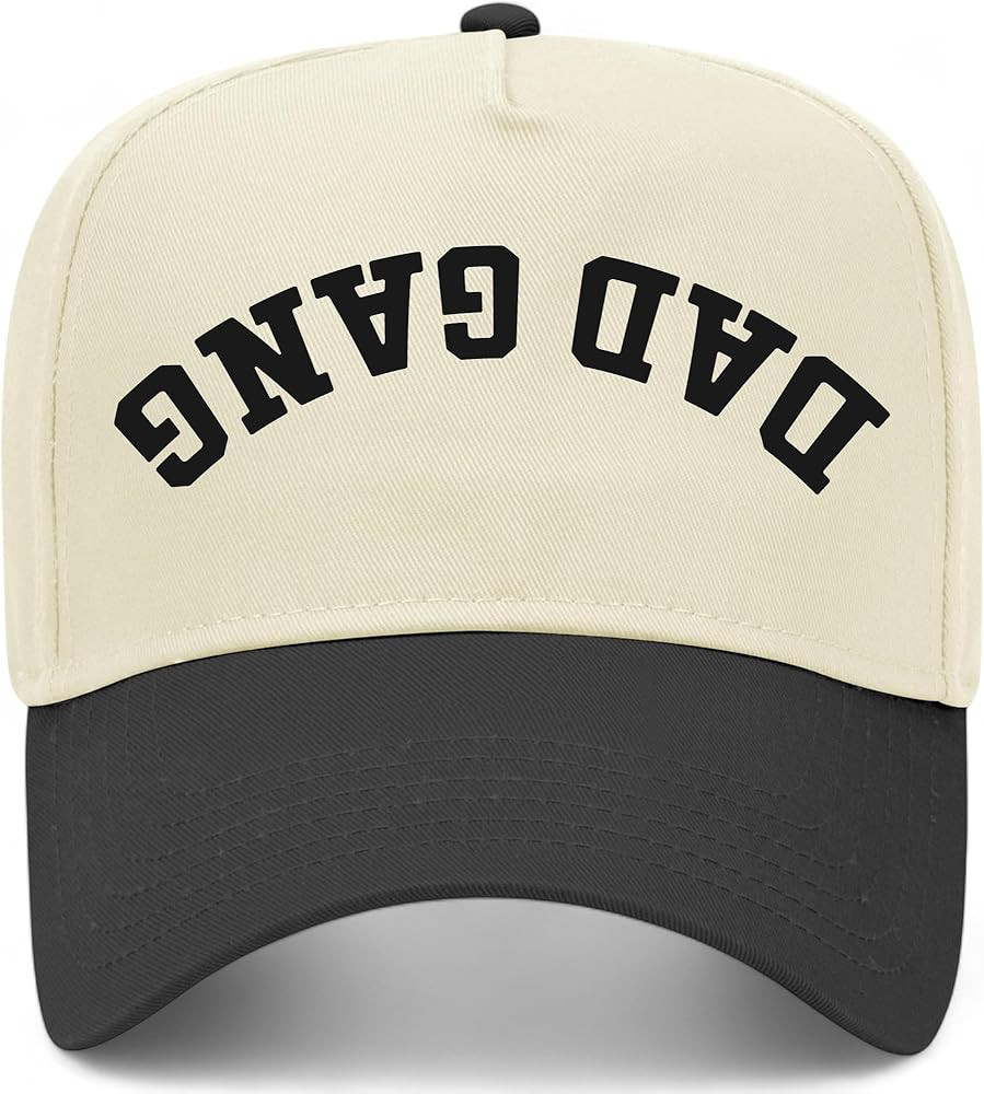 Dad Gang Upside Down Vintage Trucker Hat | Premium Snapback Baseball Hat for Men, Fathers, & Dads | Amazon (US)