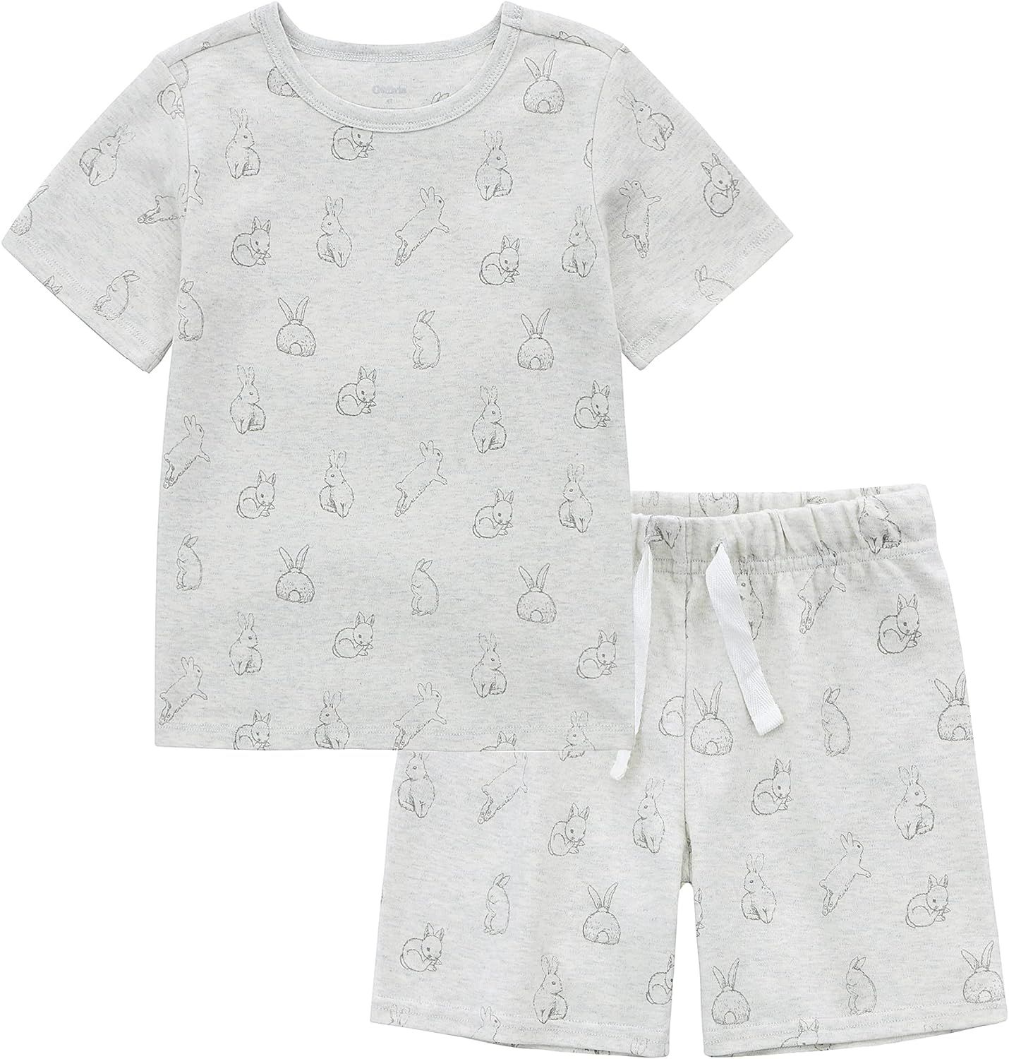 Owlivia 100% Organic Cotton Baby Short Sleeve Pajama Sets, Toddler Boy Girl 2-Piece Sleepwear | Amazon (US)