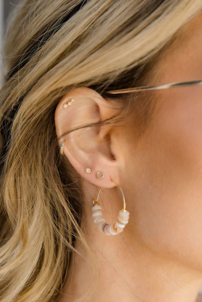 Shell Hoops Tori X Pink Lily | Pink Lily