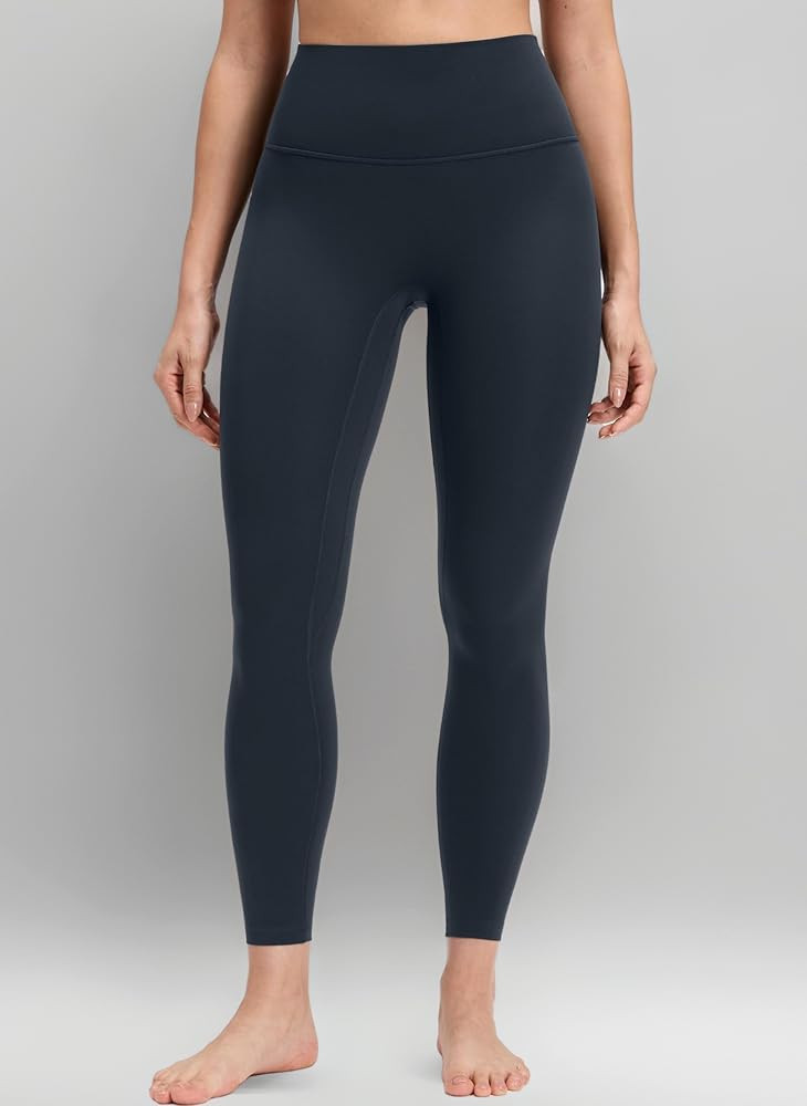 CRZ YOGA Womens Butterluxe No Front Seam Yoga Leggings 25" - High Waisted Soft Stretchy Pants for... | Amazon (UK)