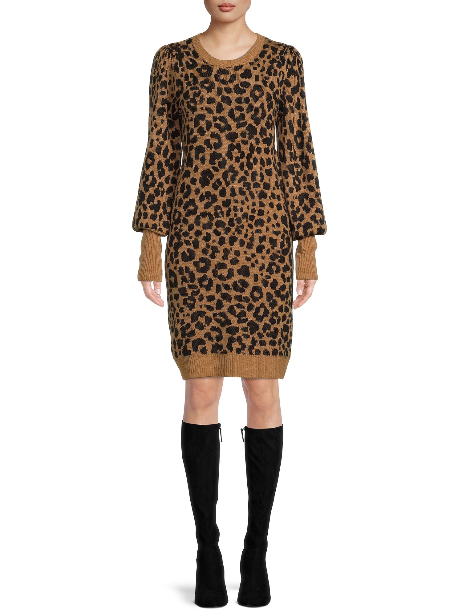 Time and Tru Women's Sweater Dress - Walmart.com | Walmart (US)