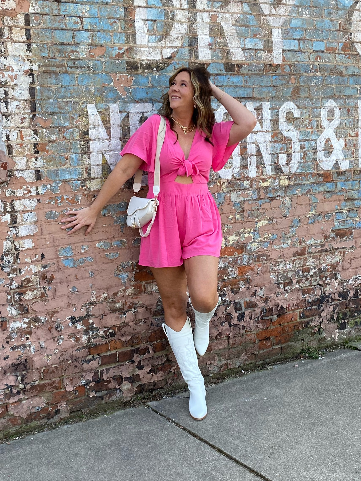 Tall girl approved spring romper! Amazon romper, tie front f romper, short romper, amazon fashion finds 

#LTKunder50 #LTKstyletip #LTKFind