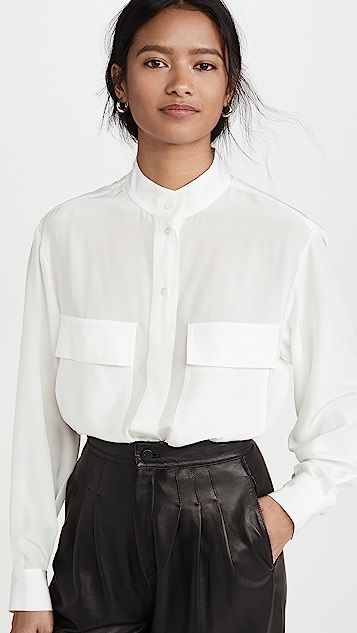 Silk Clean Safari Shirt | Shopbop