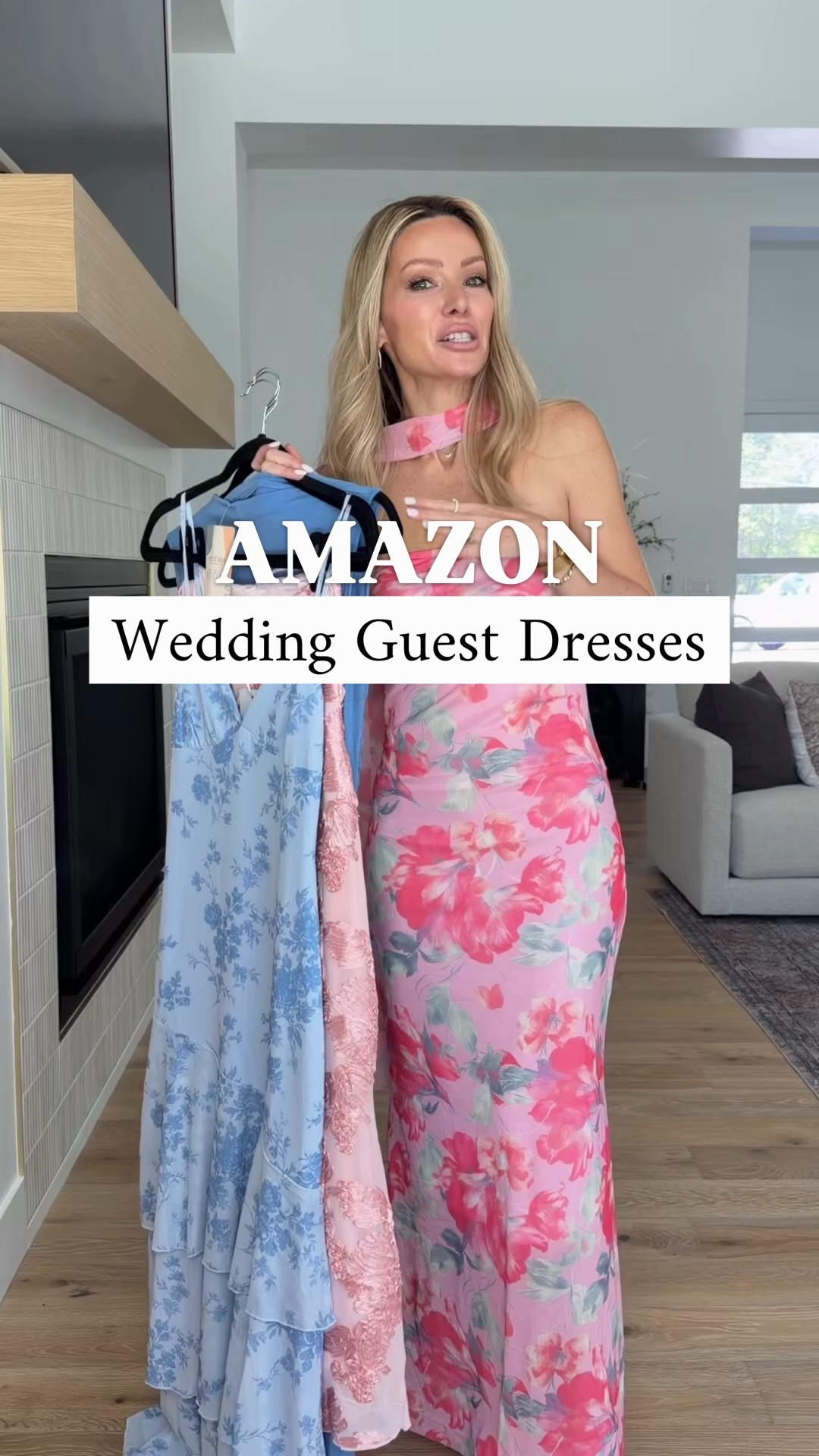 Amazon wedding guest dresses that look SO chic 💐✨ comment AMAZON and I’ll send you details 

These are the kind of dresses that make you feel instantly put together for weddings, garden parties, bridal showers, vacations, and summer events — feminine florals, flattering fits, soft pastels, and elevated silhouettes without the designer price tag.

I’m a mom on the go and I still want outfits that feel chic, effortless, and event-ready… these Amazon finds understood the assignment 🤍

Which one are you wearing first: pink florals or blue florals? 👀

#AmazonFashion #WeddingGuestDress #AmazonFinds #GardenPartyStyle #SummerWeddingGuest