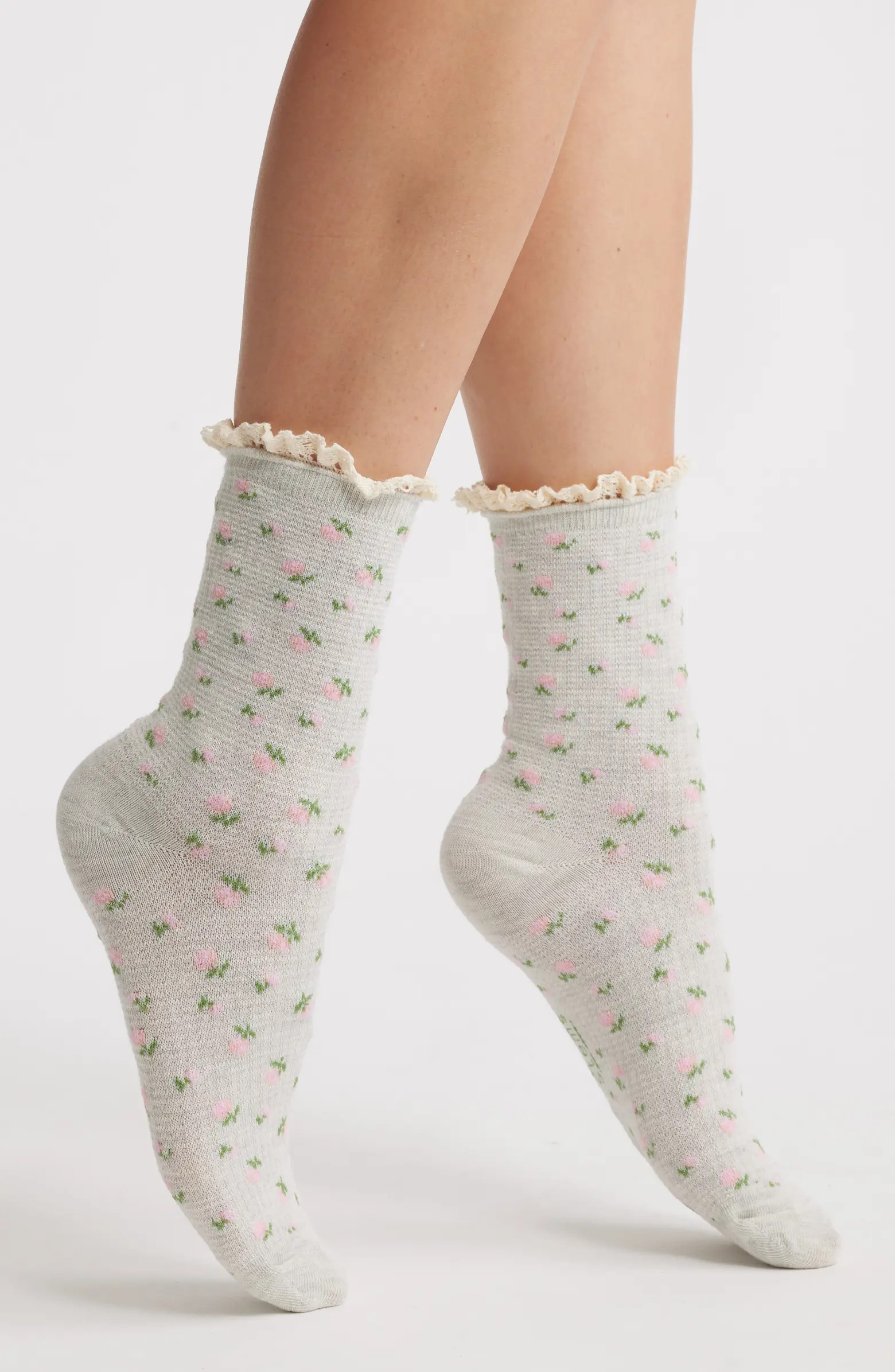 Stems Mini Flora Crew Socks | Nordstrom | Nordstrom