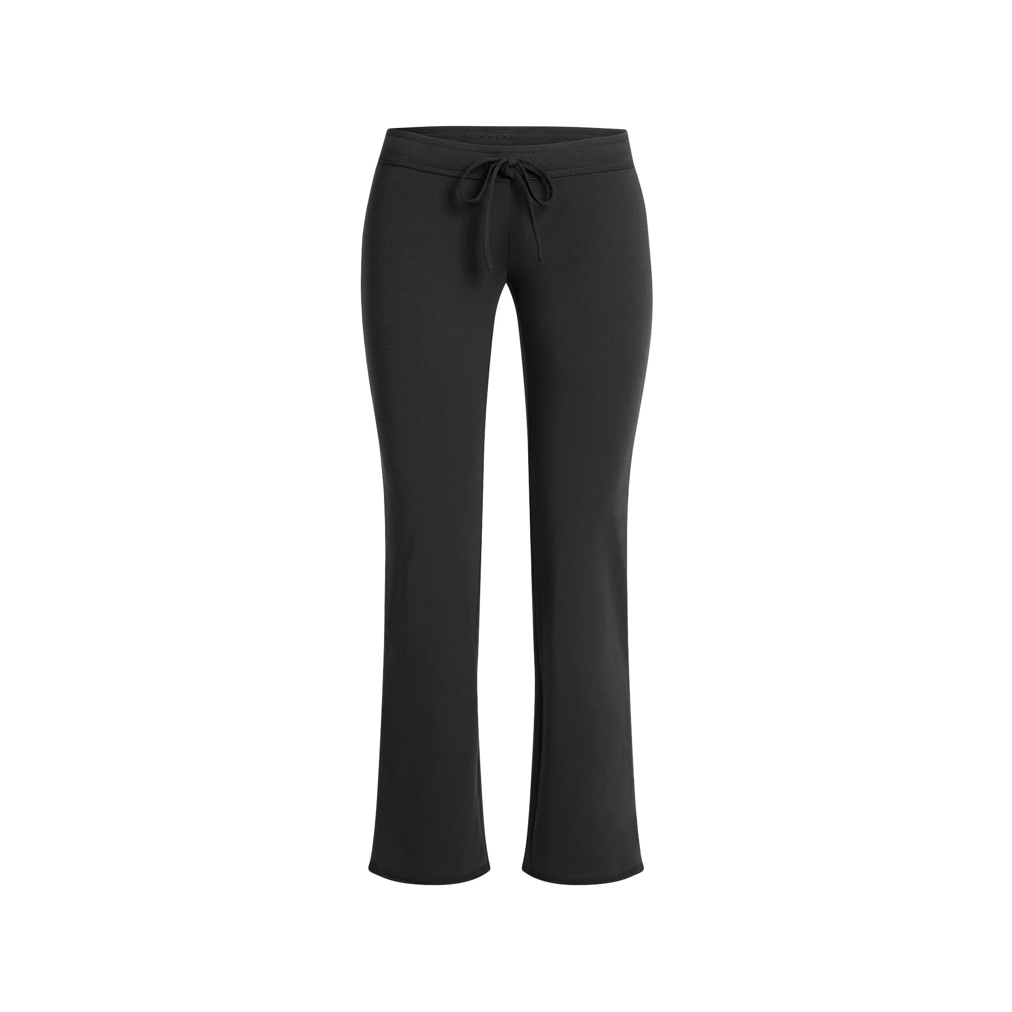COTTON JERSEY LOW RISE CROP PANT | SOOT | SKIMS | SKIMS (US)