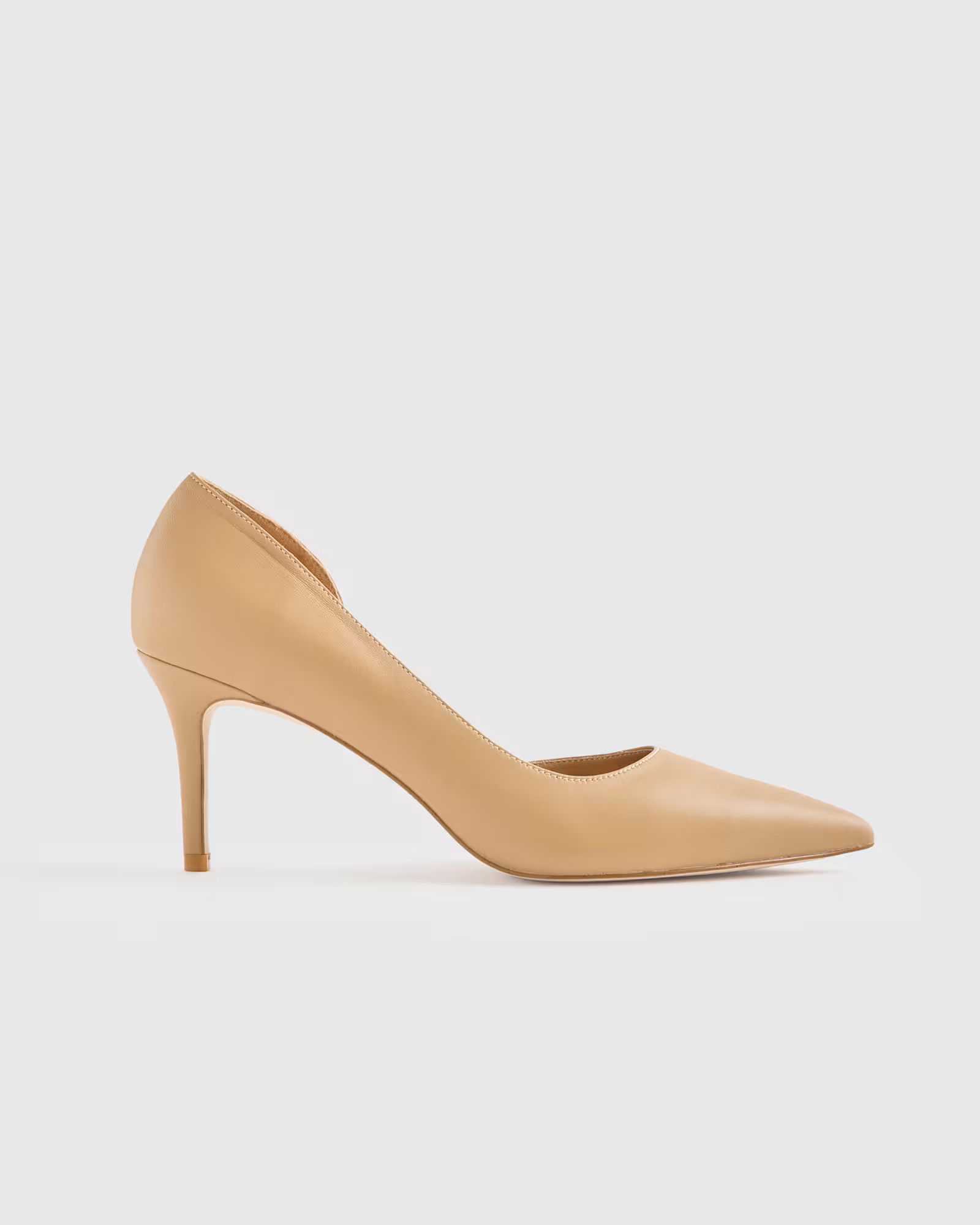 Italian Leather 75mm d'Orsay Pump | Quince